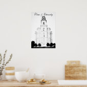 Manti Temple Poster (Keuken)