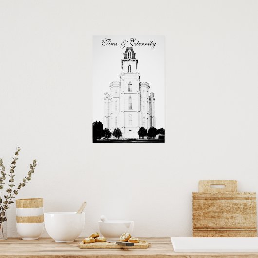 Manti Temple Poster (Keuken)