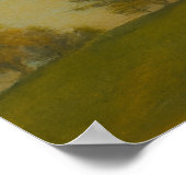 Manti Utah Tempel Schildering™ LDS Muurkunst Poste Poster (Hoek)