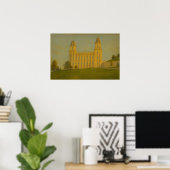 Manti Utah Tempel Schildering™ LDS Muurkunst Poste Poster (Thuiskantoor)