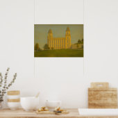 Manti Utah Tempel Schildering™ LDS Muurkunst Poste Poster (Keuken)