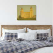 Manti Utah Temple Painting™ LDS Muurschildering Ca Canvas Afdruk (Insitu (Slaapkamer))