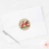 Mantichore Ronde Sticker (Envelop)