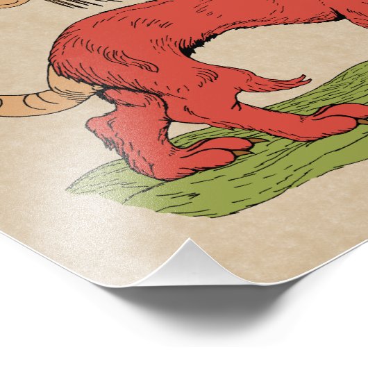 Manticore Foto Afdruk (Hoek)