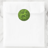 manticore in het groen ronde sticker (Tas)