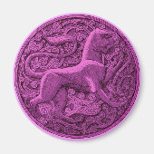 manticore in paars magneet (Voorkant)