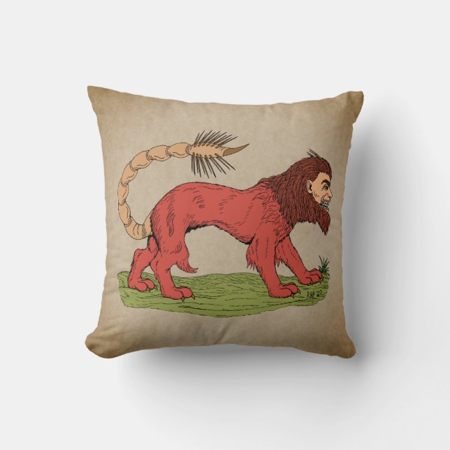 Manticore Kussen (Voorkant)