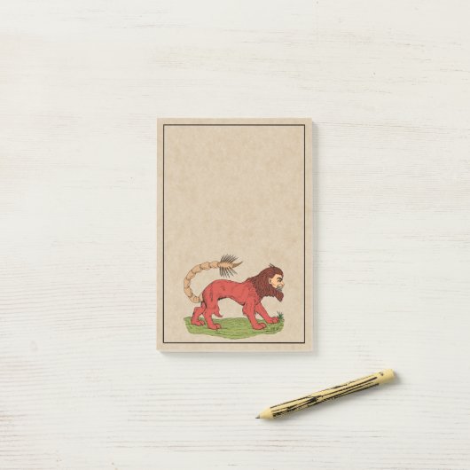 Manticore Post-it® Notes (Op bureau)