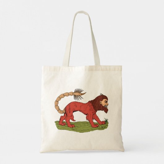Manticore Tote Bag (Achterkant)
