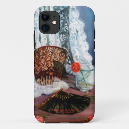 Mantilla española/Spanish mantilla Case-Mate iPhone Case (Achterkant)