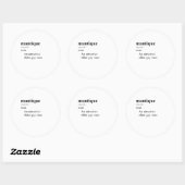 MANTIQUE RONDE STICKER (Vel)
