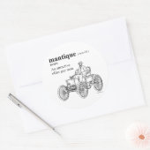 MANTIQUE RONDE STICKER (Envelop)