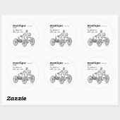 MANTIQUE RONDE STICKER (Vel)
