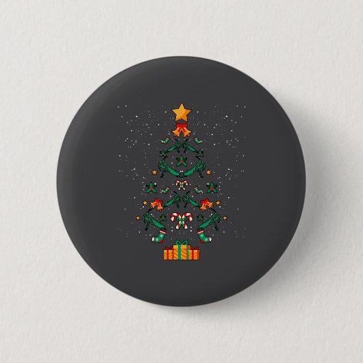 Mantis Bidsprinkhaan Insect Kerstboom Kerstmis L Ronde Button 5,7 Cm (Voorkant)