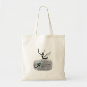 Mantis en cricket tote bag