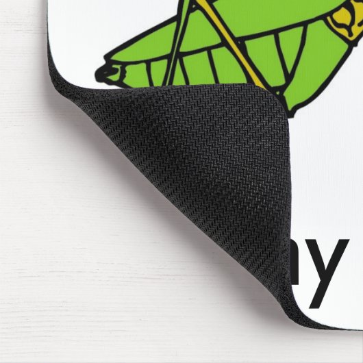 Mantis in mijn Pantis. Muismat (Hoek)