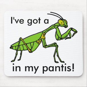 Mantis in mijn Pantis. Muismat