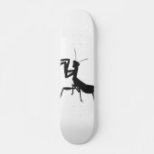 Mantis in silhouet - Kies achtergrondkleur Persoonlijk Skateboard (Voorkant)