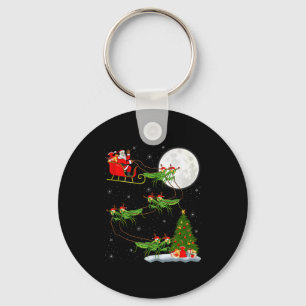Mantis Insect Kerstman slee Santa Vliegend Funny M Sleutelhanger