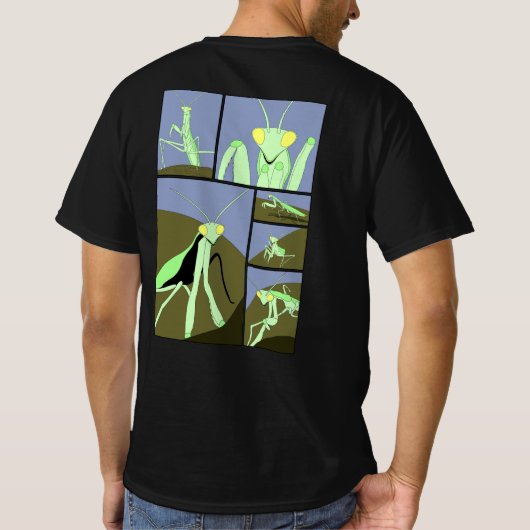 Mantis Man: God=26 T-shirt (Achterkant)