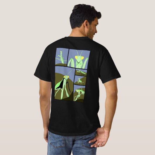 Mantis Man: God=26 T-shirt (Achterkant volledig)