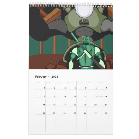 Mantis Man "MM=26" Calendar Kalender (Feb 2026)