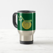 Mantis Man Symbool Travel Coffee Mug Reisbeker (Voorkant links)