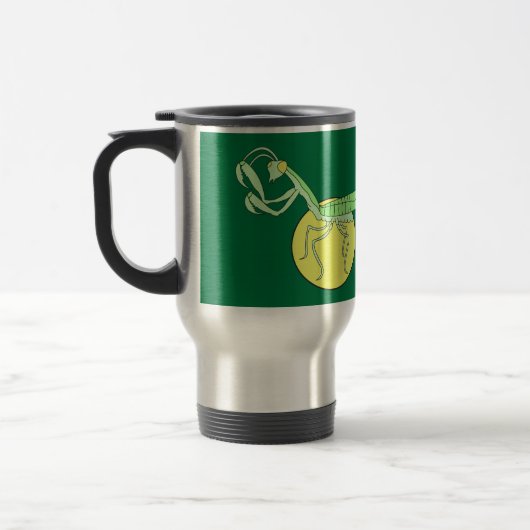 Mantis Man Symbool Travel Coffee Mug Reisbeker (Links)