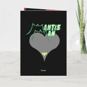 Mantis Man - Valentijnsdagkaart Feestdagen Kaart (Achterkant)