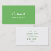 Mantis Minimalist Trendy Elegant Calligraphic Visitekaartje (Voorkant / Achterkant)