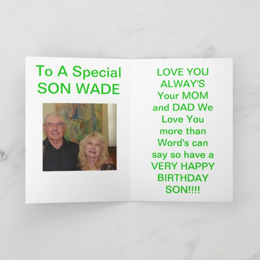 Mantis Nest Closeup Birthday Card Kaart (Binnen)