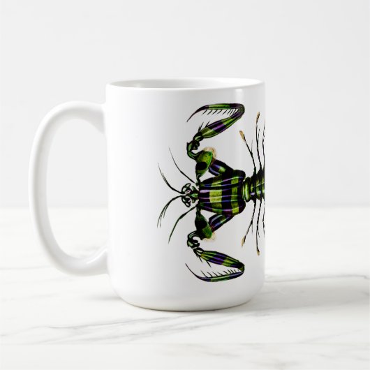 Mantis Shrimp -  ontwerp Koffiemok (Links)