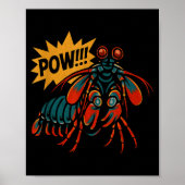 Mantis Shrimp W Punch Funny Ocean Animal  Poster (Voorkant)
