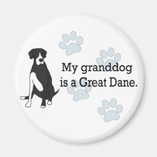 Mantle Great Dane Granddog Magneet