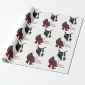 Mantle Great Dane Kerstmis Cadeaupapier (Uitgerold)