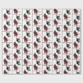 Mantle Great Dane Kerstmis Cadeaupapier (Vlak)