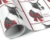 Mantle Great Dane Kerstmis Cadeaupapier (Rol Hoek)