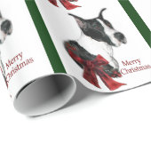 Mantle Great Dane Kerstmis Cadeaupapier (Rol Hoek)