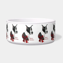 Mantle Great Dane Kerstmis Voerbakje