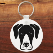 Mantle Great Danes Sleutelhanger (Voorkant)