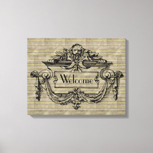Mantle Welcome Canvas afdrukken