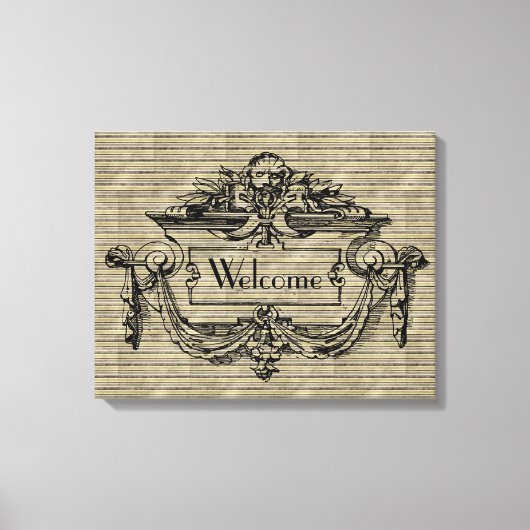  Mantle Welcome Canvas afdrukken (Voorkant)