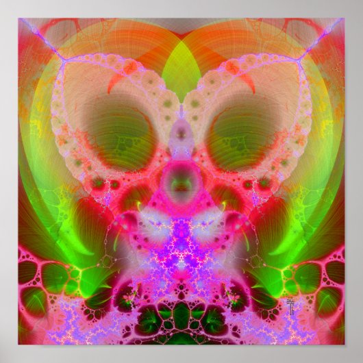 Mantoid Breath Var 2 (12-12) Art Print Poster (Voorkant)