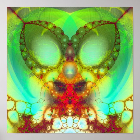 Mantoid Breath Var 3 (12-12) Art Print Poster (Voorkant)