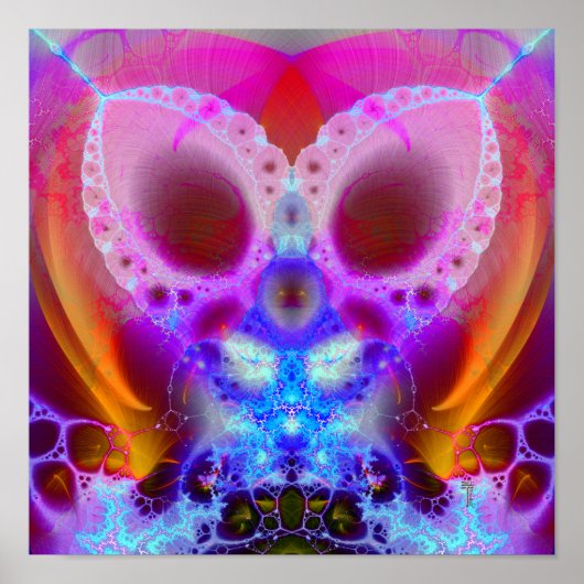 Mantoid Breath Var 4 (12-12) Art Print Poster (Voorkant)