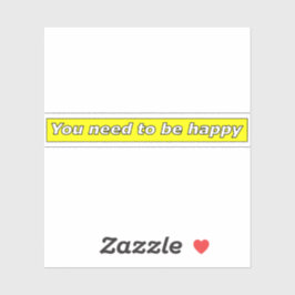 Mantra for living a beautiful life sticker