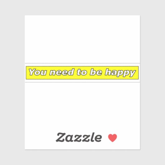 Mantra for living a beautiful life sticker (Vel)