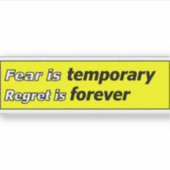 Mantra for living a beautiful life sticker (Voorkant)