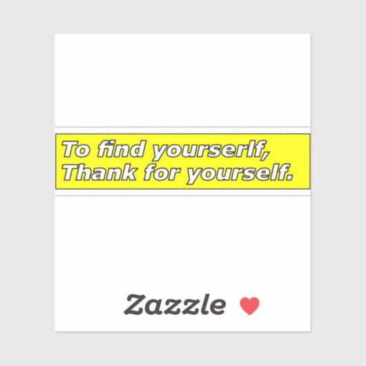 Mantra for living a beautiful life sticker (Vel)