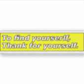 Mantra for living a beautiful life sticker (Voorkant)